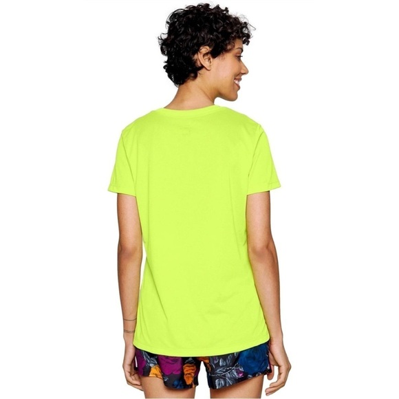 NIKE • Women’s Atomic Green DRI-FIT Legend TEE Crew Athletic Shirt Top - Picture 5 of 5